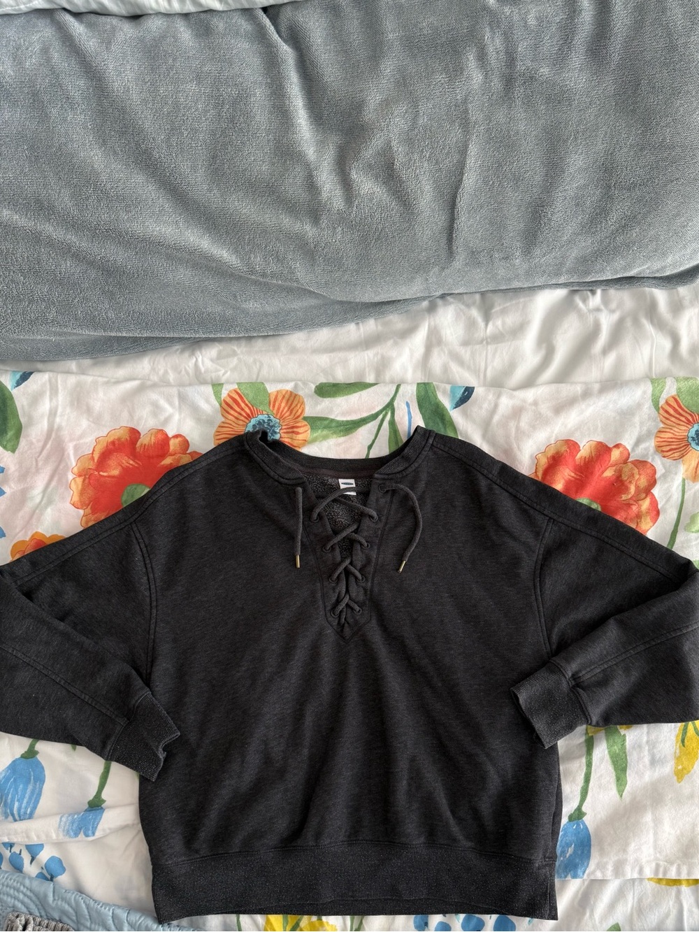 Old Navy Lace-Up Sweatshirt